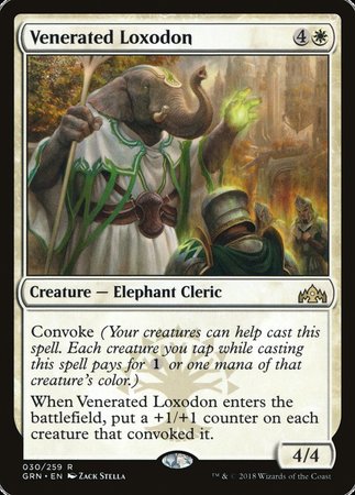 Venerated Loxodon [Guilds of Ravnica] | Rook's Games and More