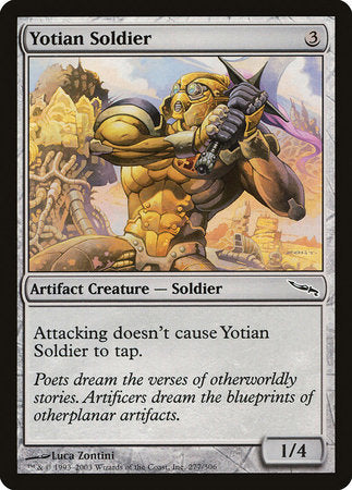 Yotian Soldier [Mirrodin] | Rook's Games and More