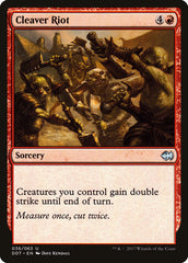 Cleaver Riot [Duel Decks: Merfolk vs. Goblins]