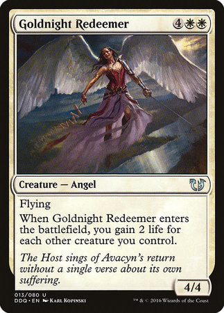 Goldnight Redeemer [Duel Decks: Blessed vs. Cursed] | Rook's Games and More