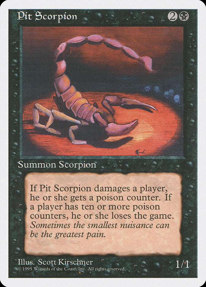 Pit Scorpion [Fourth Edition] | Rook's Games and More