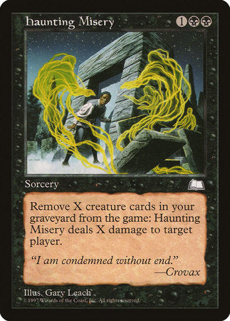Haunting Misery [Weatherlight] | Rook's Games and More