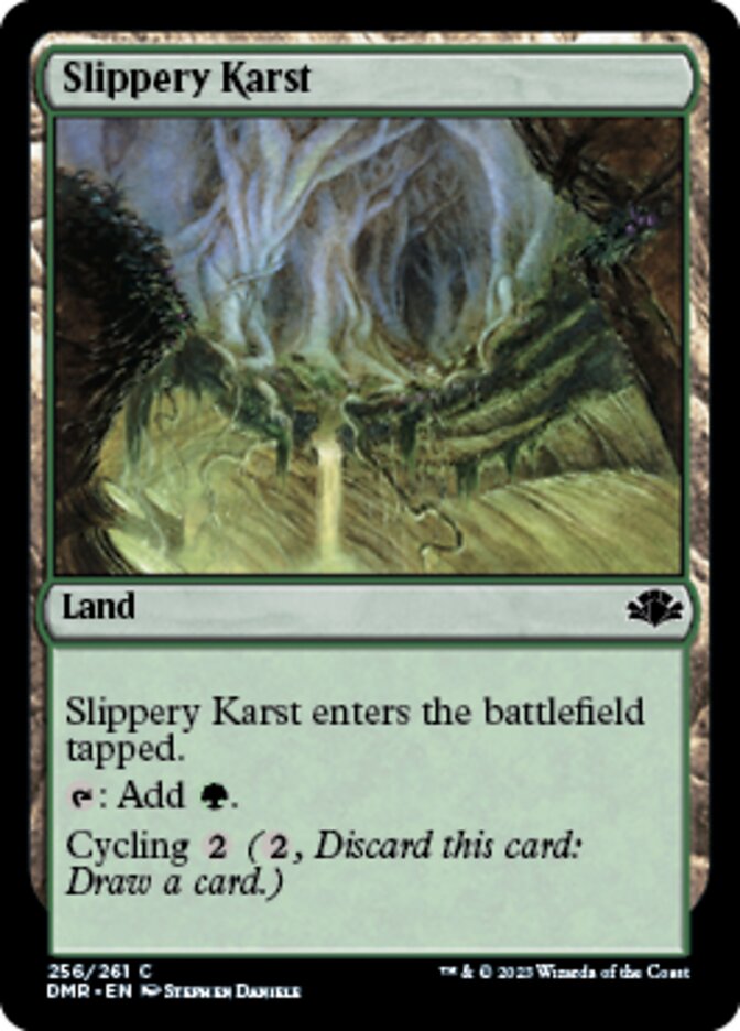 Slippery Karst [Dominaria Remastered] | Rook's Games and More