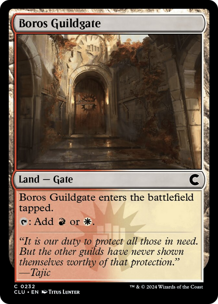 Boros Guildgate [Ravnica: Clue Edition] | Rook's Games and More