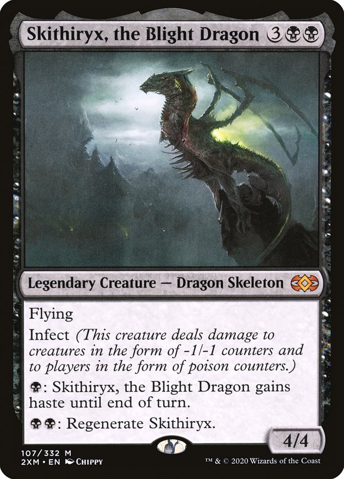 Skithiryx, the Blight Dragon [Double Masters] | Rook's Games and More