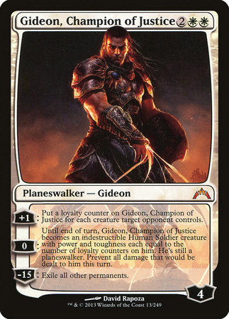 Gideon, Champion of Justice [Gatecrash] | Rook's Games and More