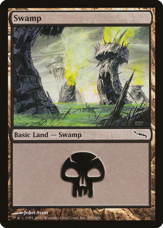 Swamp (298) [Mirrodin] | Rook's Games and More