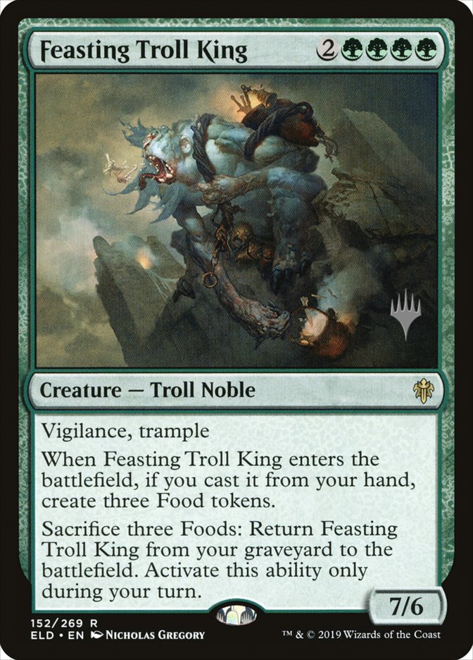 Feasting Troll King (Promo Pack) [Throne of Eldraine Promos] | Rook's Games and More