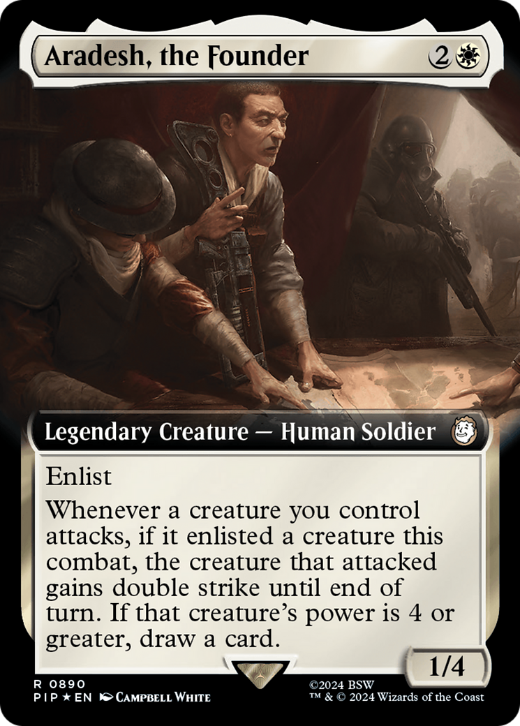Aradesh, the Founder (Extended Art) (Surge Foil) [Fallout] | Rook's Games and More