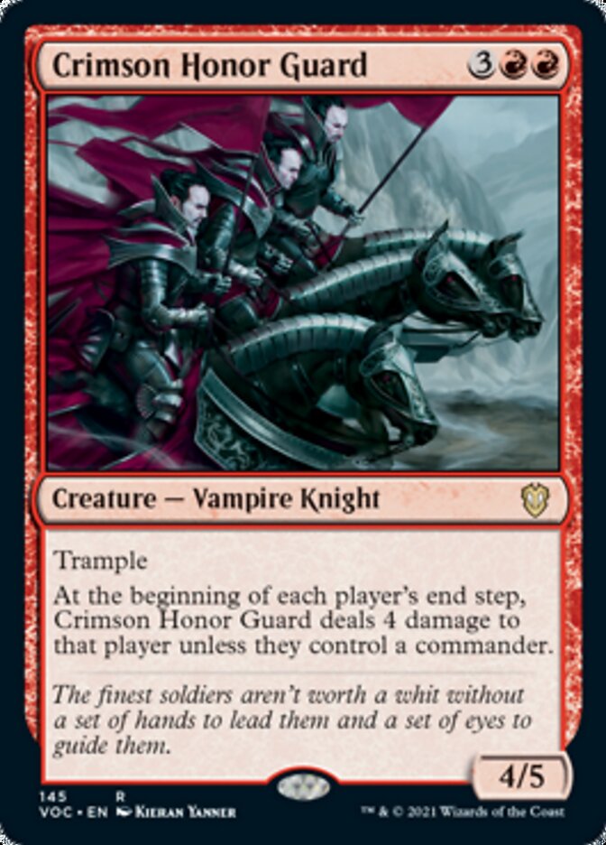 Crimson Honor Guard [Innistrad: Crimson Vow Commander] | Rook's Games and More