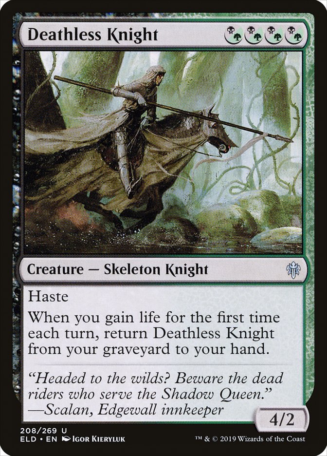 Deathless Knight [Throne of Eldraine] | Rook's Games and More