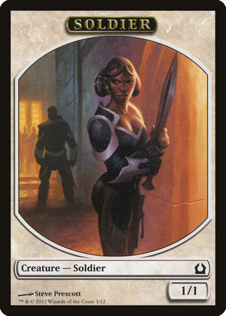 Soldier Token [Return to Ravnica Tokens] | Rook's Games and More