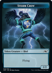 Teddy Bear // Storm Crow Double-sided Token [Unfinity Tokens] | Rook's Games and More