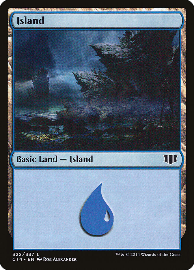 Island (322) [Commander 2014] | Rook's Games and More