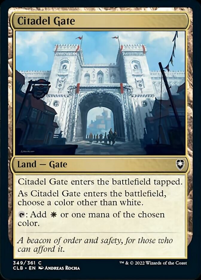 Citadel Gate [Commander Legends: Battle for Baldur's Gate] | Rook's Games and More