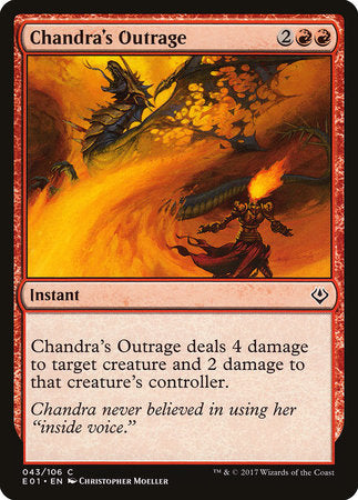 Chandra's Outrage [Archenemy: Nicol Bolas] | Rook's Games and More