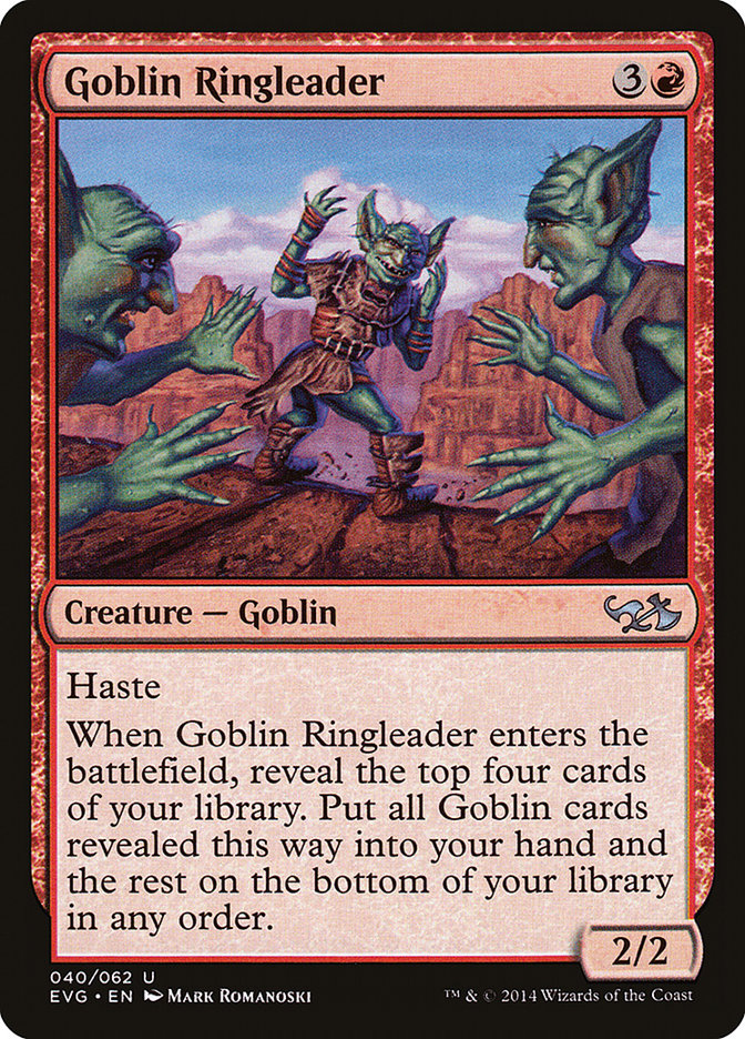Goblin Ringleader (Elves vs. Goblins) [Duel Decks Anthology] | Rook's Games and More