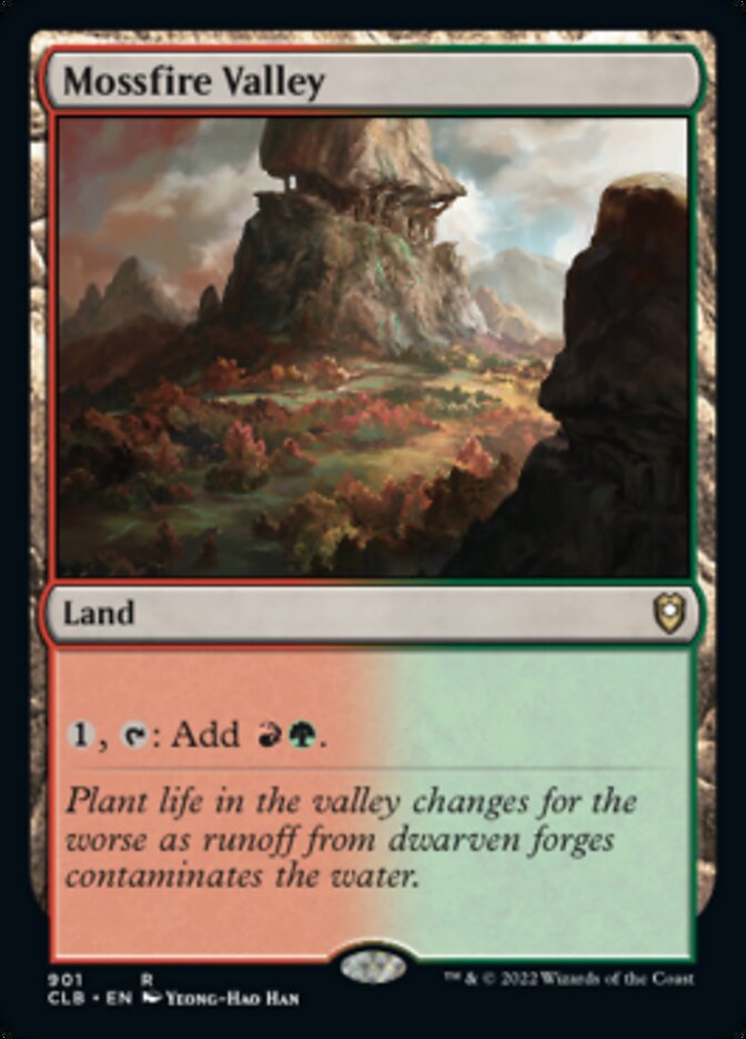 Mossfire Valley [Commander Legends: Battle for Baldur's Gate] | Rook's Games and More