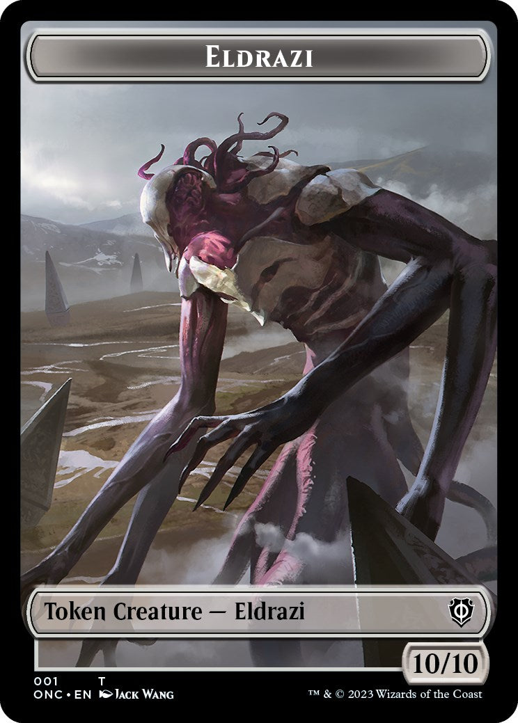 Soldier (017) // Eldrazi Double-Sided Token [Phyrexia: All Will Be One Commander Tokens] | Rook's Games and More