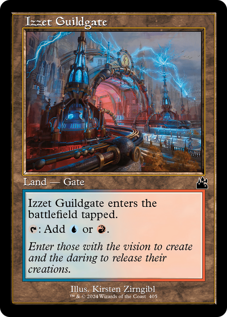 Izzet Guildgate (Retro Frame) [Ravnica Remastered] | Rook's Games and More