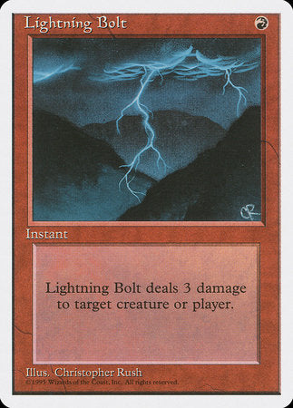 Lightning Bolt [Fourth Edition] | Rook's Games and More