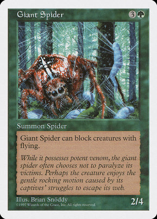 Giant Spider [Fifth Edition] | Rook's Games and More