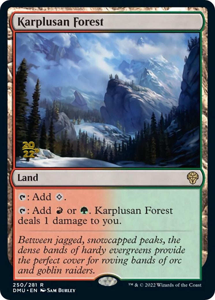 Karplusan Forest [Dominaria United Prerelease Promos] | Rook's Games and More