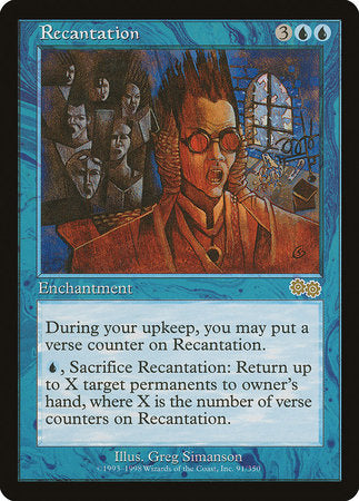 Recantation [Urza's Saga] | Rook's Games and More