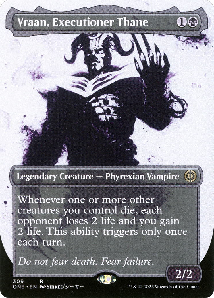 Vraan, Executioner Thane (Borderless Ichor) [Phyrexia: All Will Be One] | Rook's Games and More