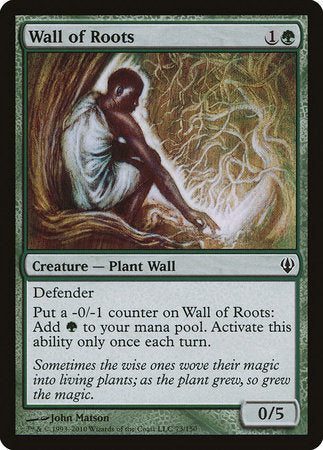 Wall of Roots [Archenemy] | Rook's Games and More