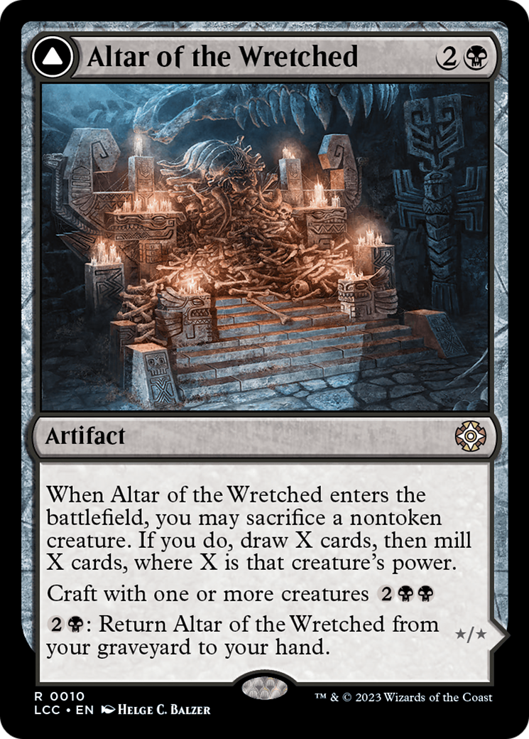 Altar of the Wretched // Wretched Bonemass [The Lost Caverns of Ixalan Commander] | Rook's Games and More
