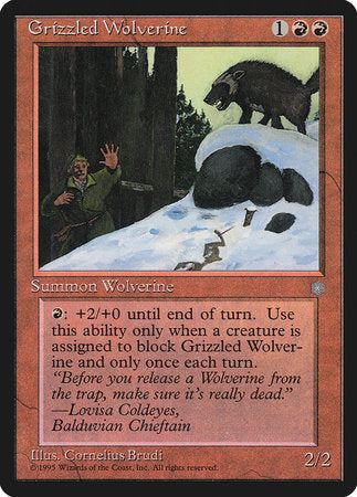 Grizzled Wolverine [Ice Age] | Rook's Games and More