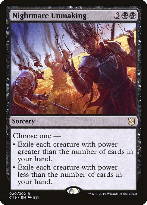 Nightmare Unmaking [Commander 2019] | Rook's Games and More