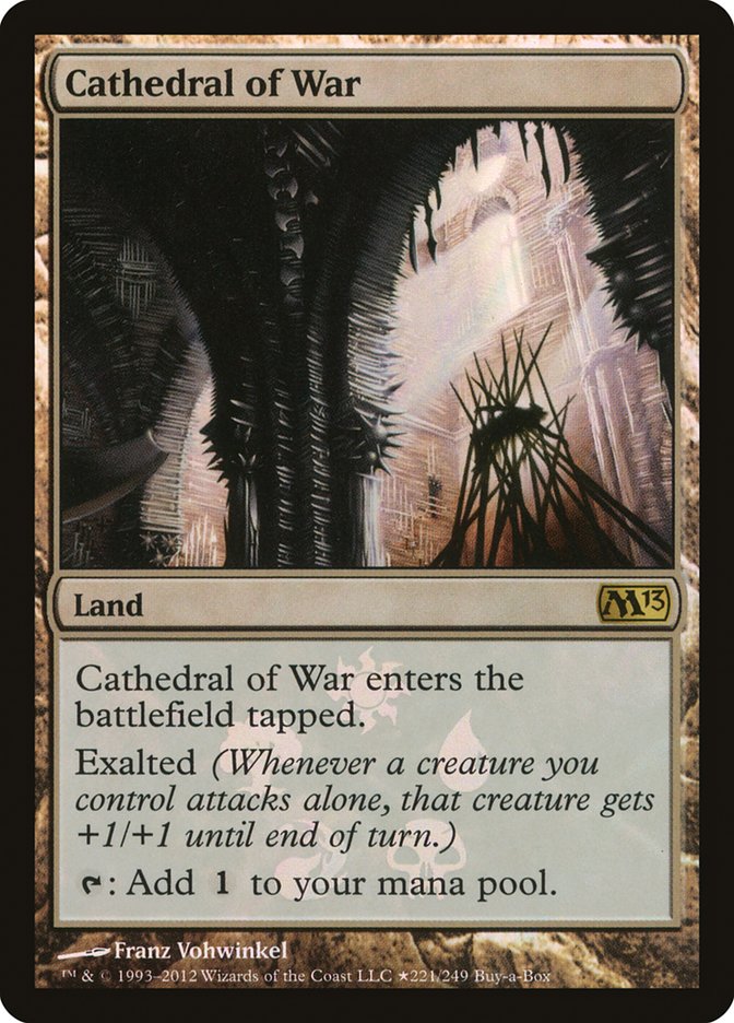 Cathedral of War (Buy-A-Box) [Magic 2013 Promos] | Rook's Games and More