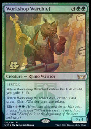 Workshop Warchief [Streets of New Capenna Prerelease Promos] | Rook's Games and More