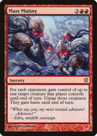 Mass Mutiny [Commander 2013] | Rook's Games and More