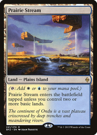 Prairie Stream [Battle for Zendikar] | Rook's Games and More