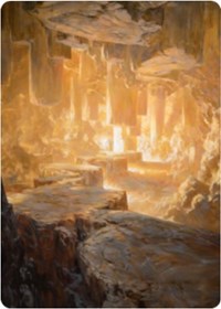 Pillarverge Pathway Art Card [Zendikar Rising Art Series] | Rook's Games and More