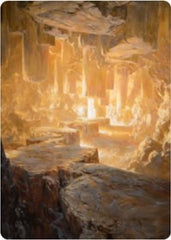 Pillarverge Pathway Art Card [Zendikar Rising Art Series]