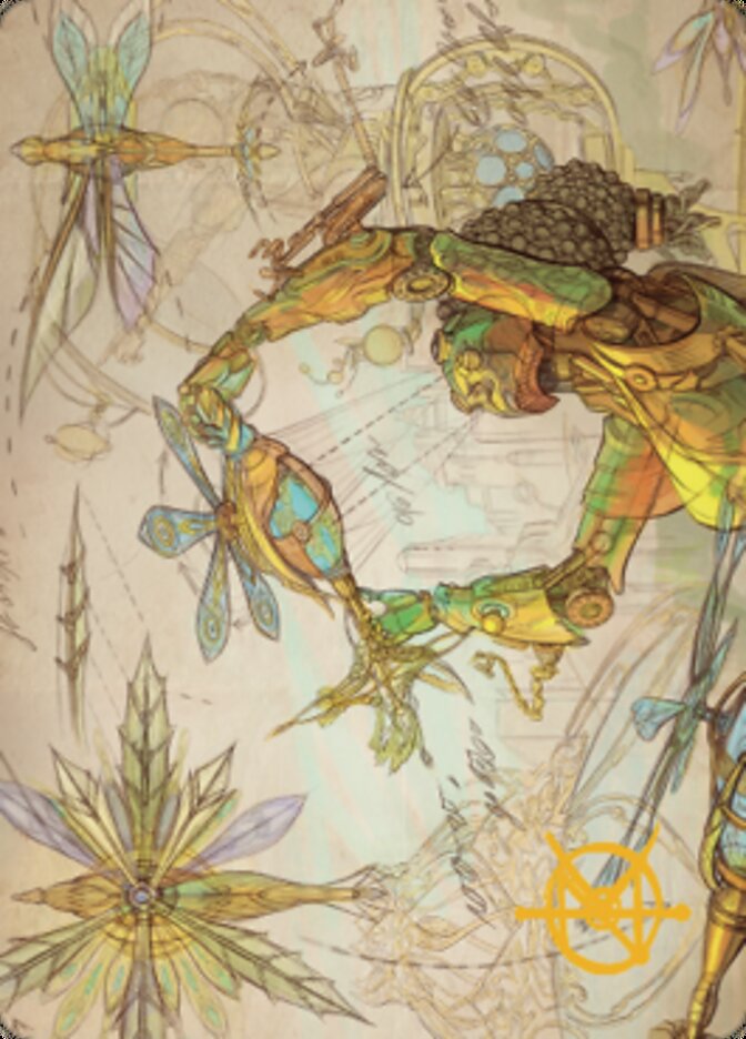 Inspiring Statuary Art Card (Gold-Stamped Signature) [The Brothers' War Art Series] | Rook's Games and More