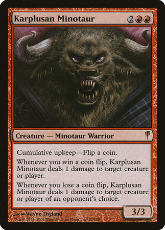 Karplusan Minotaur [Coldsnap] | Rook's Games and More