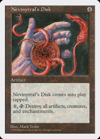 Nevinyrral's Disk [Fifth Edition] | Rook's Games and More