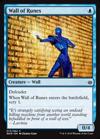 Wall of Runes [War of the Spark] | Rook's Games and More