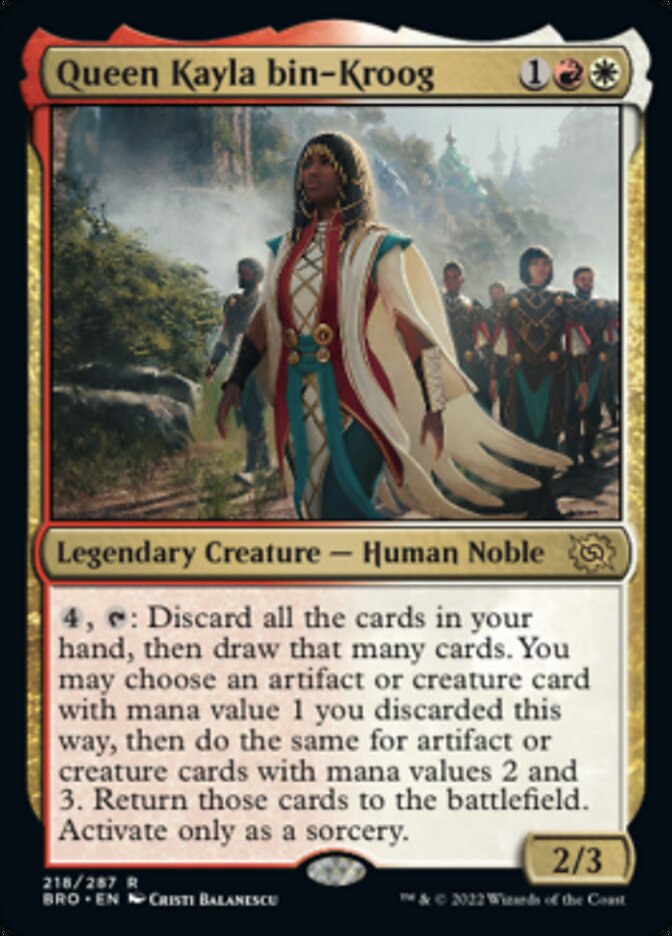 Queen Kayla bin-Kroog [The Brothers' War] | Rook's Games and More