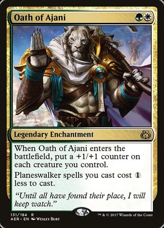 Oath of Ajani [Aether Revolt] | Rook's Games and More