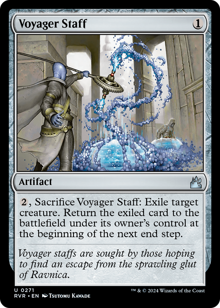 Voyager Staff [Ravnica Remastered] | Rook's Games and More