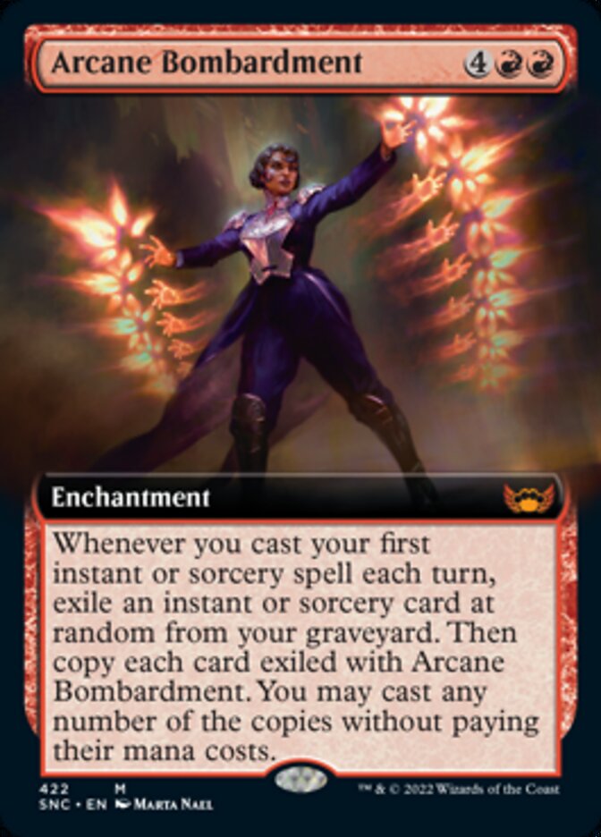 Arcane Bombardment (Extended Art) [Streets of New Capenna] | Rook's Games and More