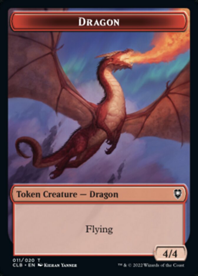 Dragon Token [Commander Legends: Battle for Baldur's Gate Tokens] | Rook's Games and More