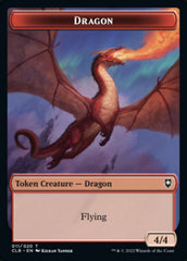 Treasure // Dragon Double-sided Token [Commander Legends: Battle for Baldur's Gate Tokens] | Rook's Games and More