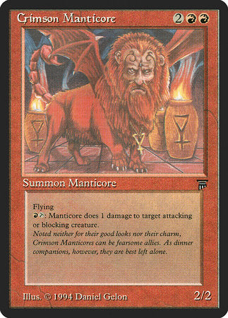 Crimson Manticore [Legends] | Rook's Games and More